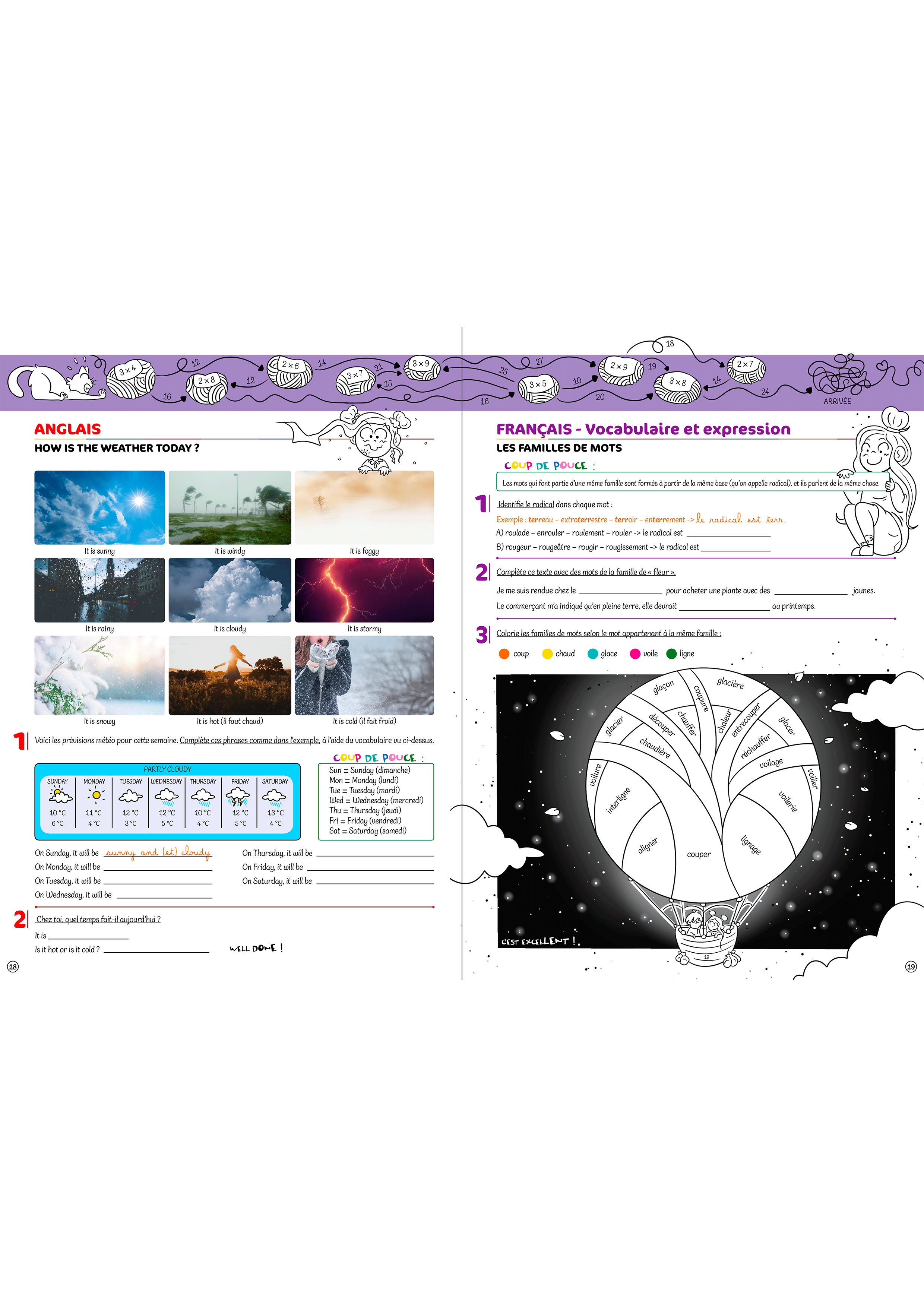 exemple intérieur cahier