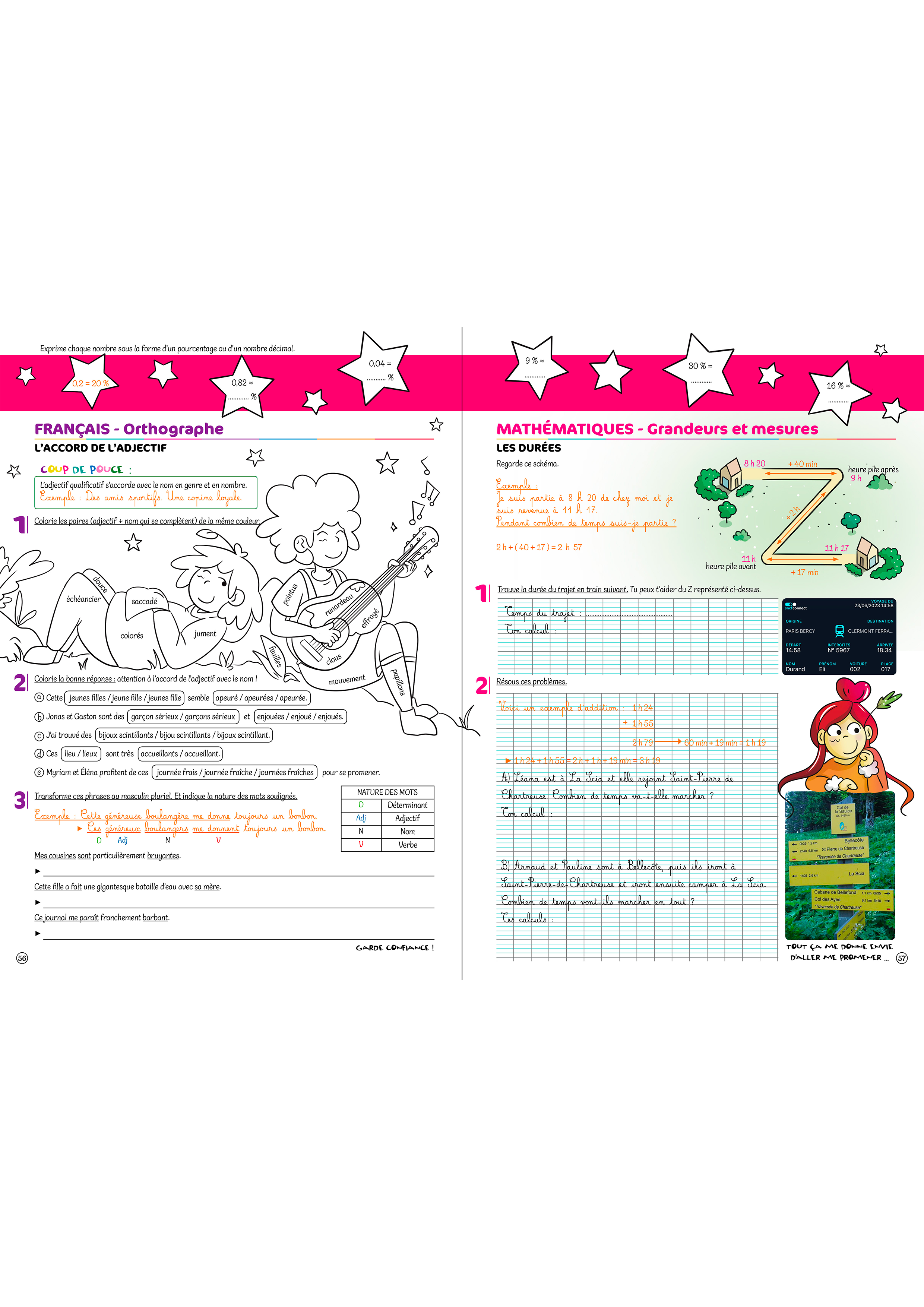 exemple intérieur cahier